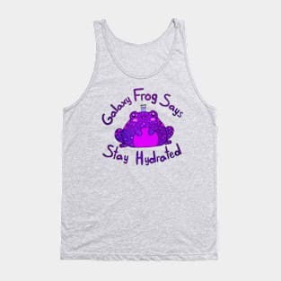 Stay Hydrated Frog (purple) Tank Top